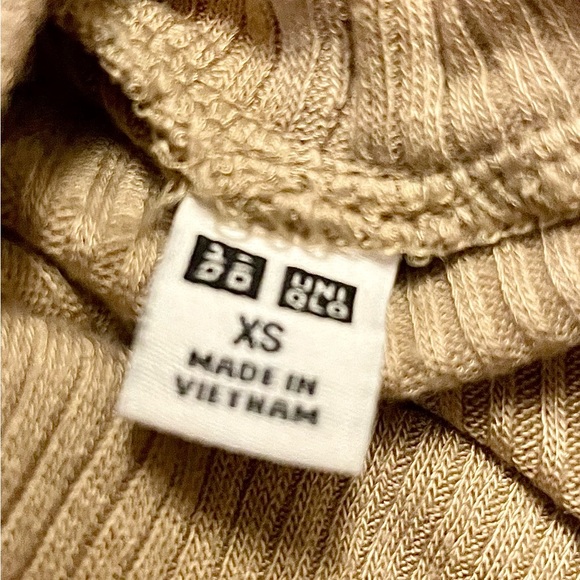 Beige Mock Turtleneck - Picture 3 of 5